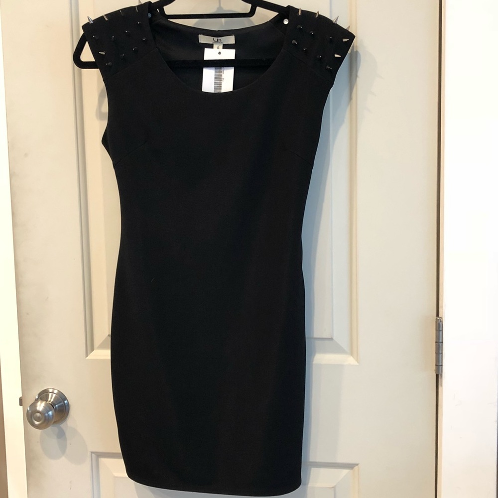 Studded Black Dress